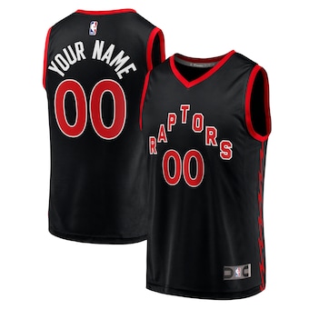 youth fanatics branded black toronto raptors custom fast bre-362